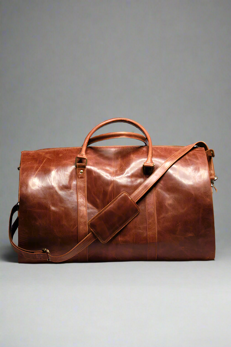 The Traveler // Multi-Function Crazy Horse Leather Duffle Bag