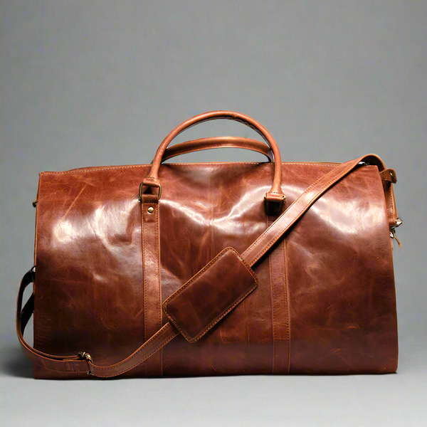 The Traveler // Multi-Function Crazy Horse Leather Duffle Bag