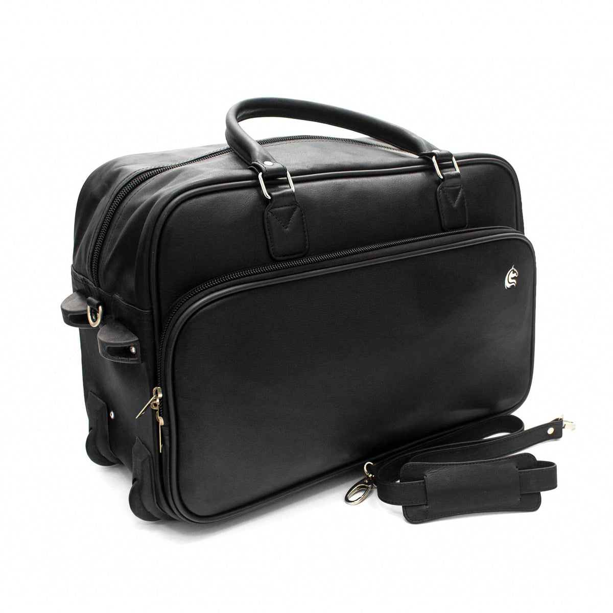 The Atlantic Trolley Duffel Bag // Black