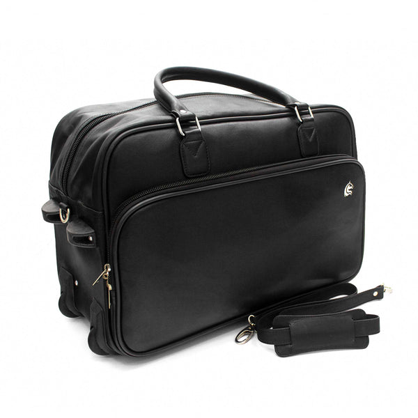 The Atlantic Trolley Duffel Bag // Black